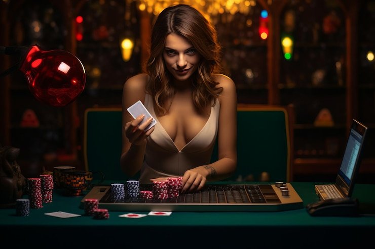 Dasbor permainan bidikbet menampilkan slot dan opsi live dealer